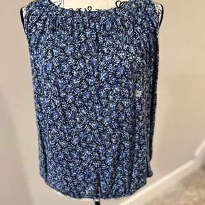 LOFT TOP MULTI BLUES -size M